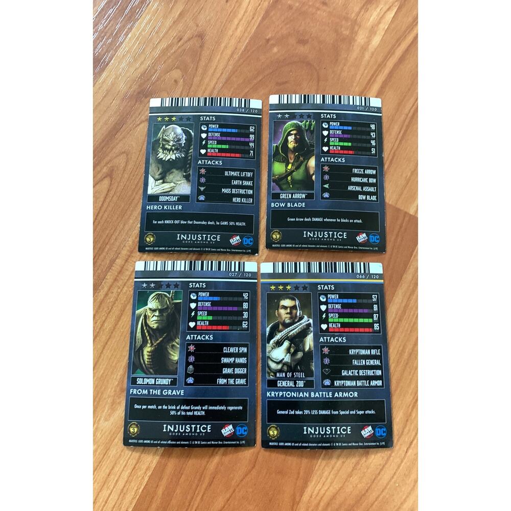 4‎ Injustice cards - Picture 2 of 2